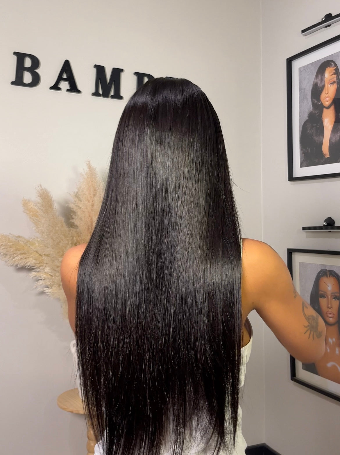 Virgin Super Straight Frontal Wig (Hd lace)
