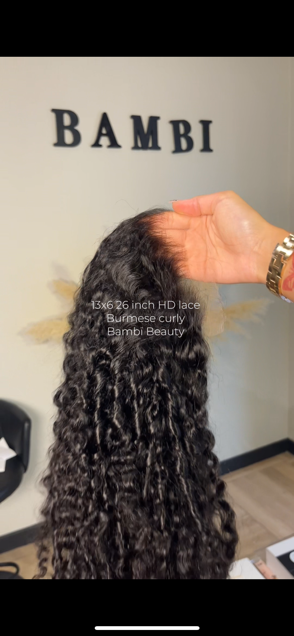 Raw 13×4 Hd lace, Burmese Curly wig