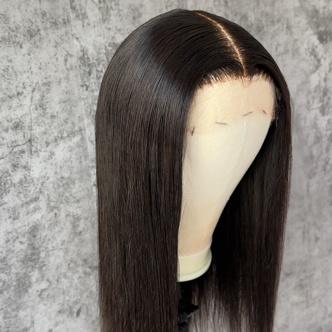 Raw Cambodian 5x5 Glueless Hd lace Natural straight