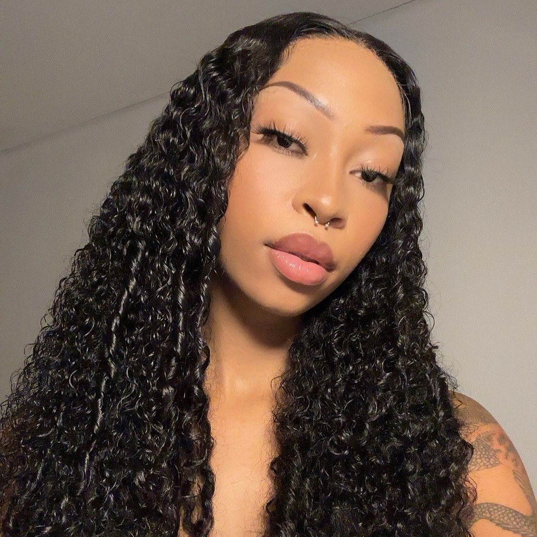 Raw 13×4 Hd lace, Burmese Curly wig
