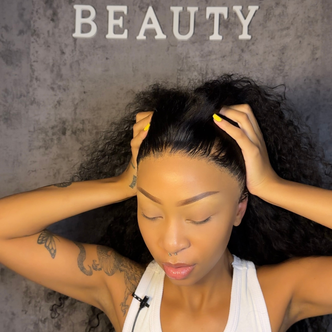 Raw 13×4 Hd lace, Burmese Curly wig