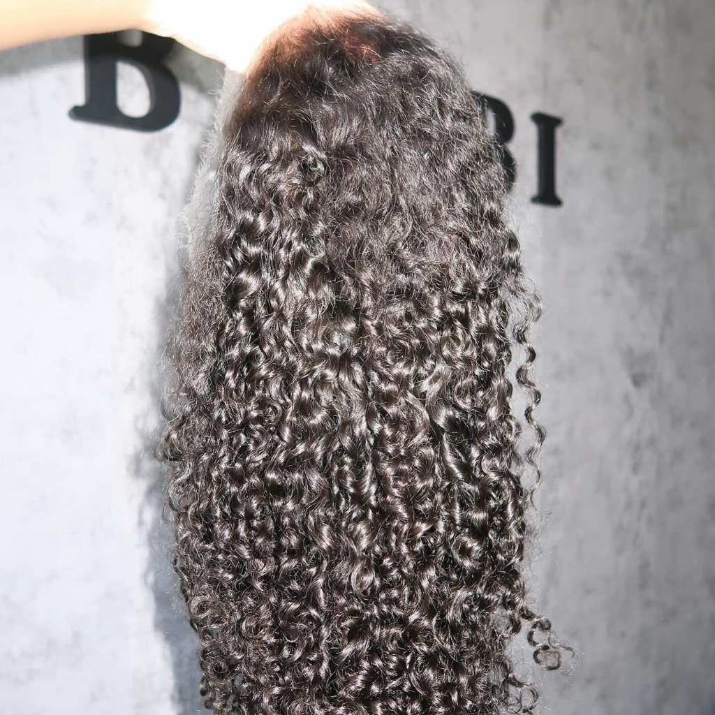 Raw 13×4 Hd lace, Burmese Curly wig