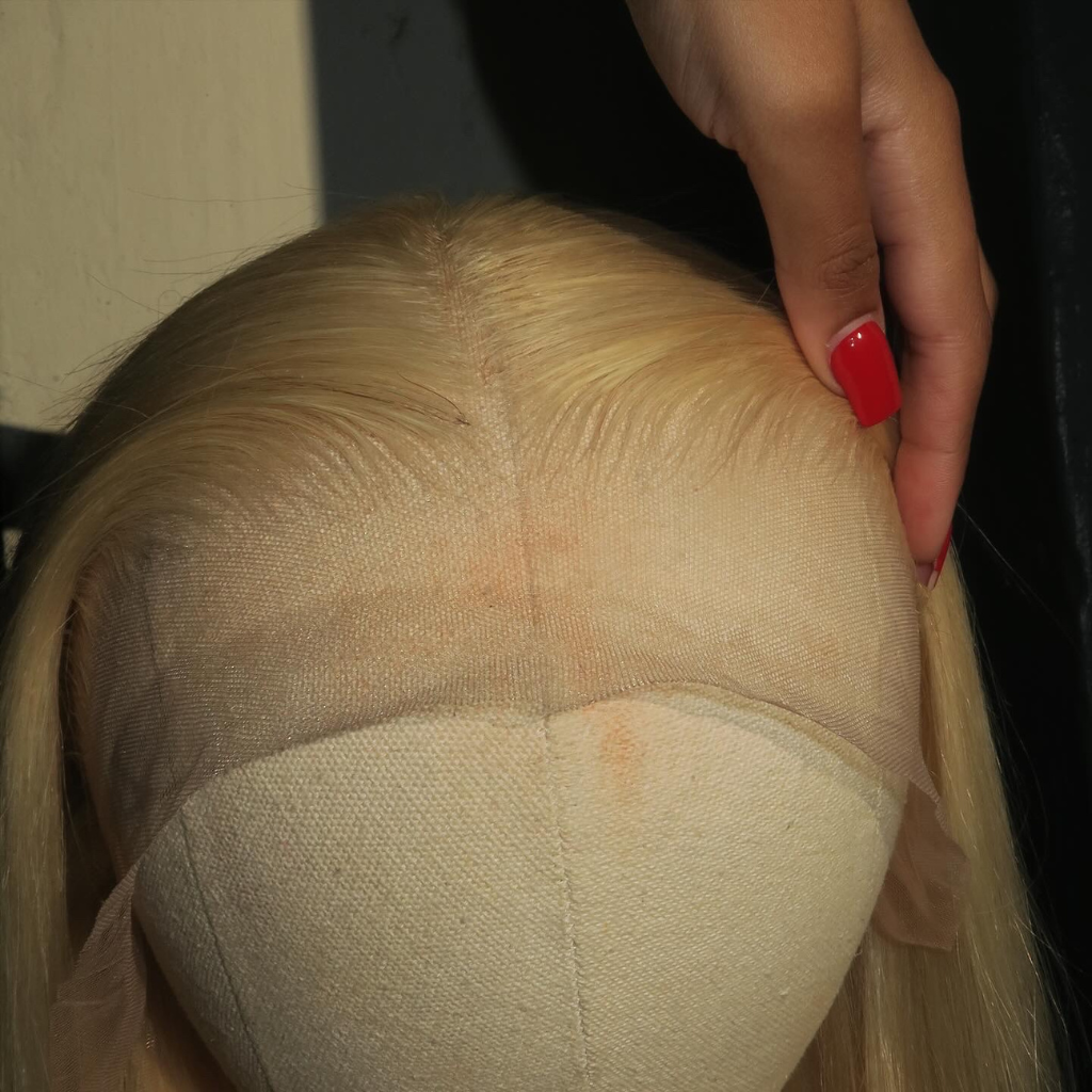 Virgin Blond 613 Straight Wig (Transparent Lace)