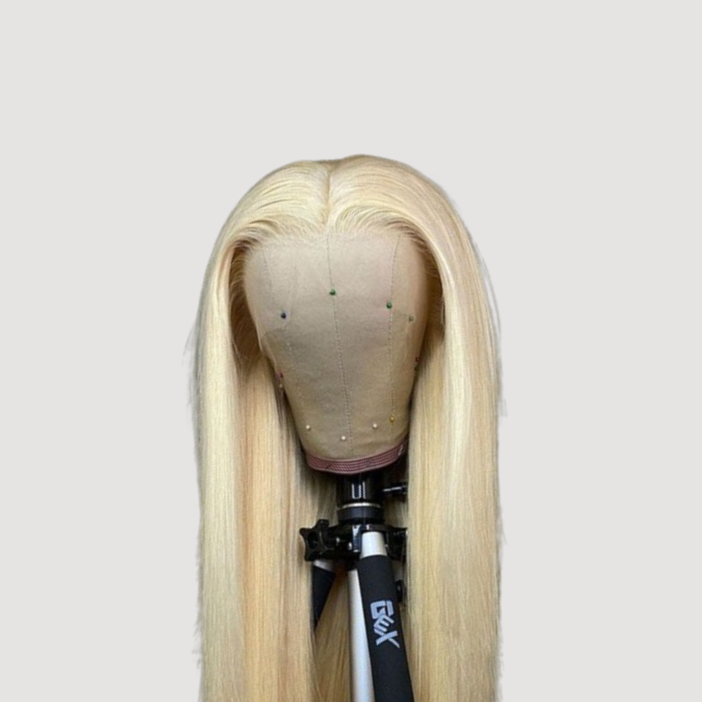 Virgin Blond 613 Straight Wig (Transparent Lace)