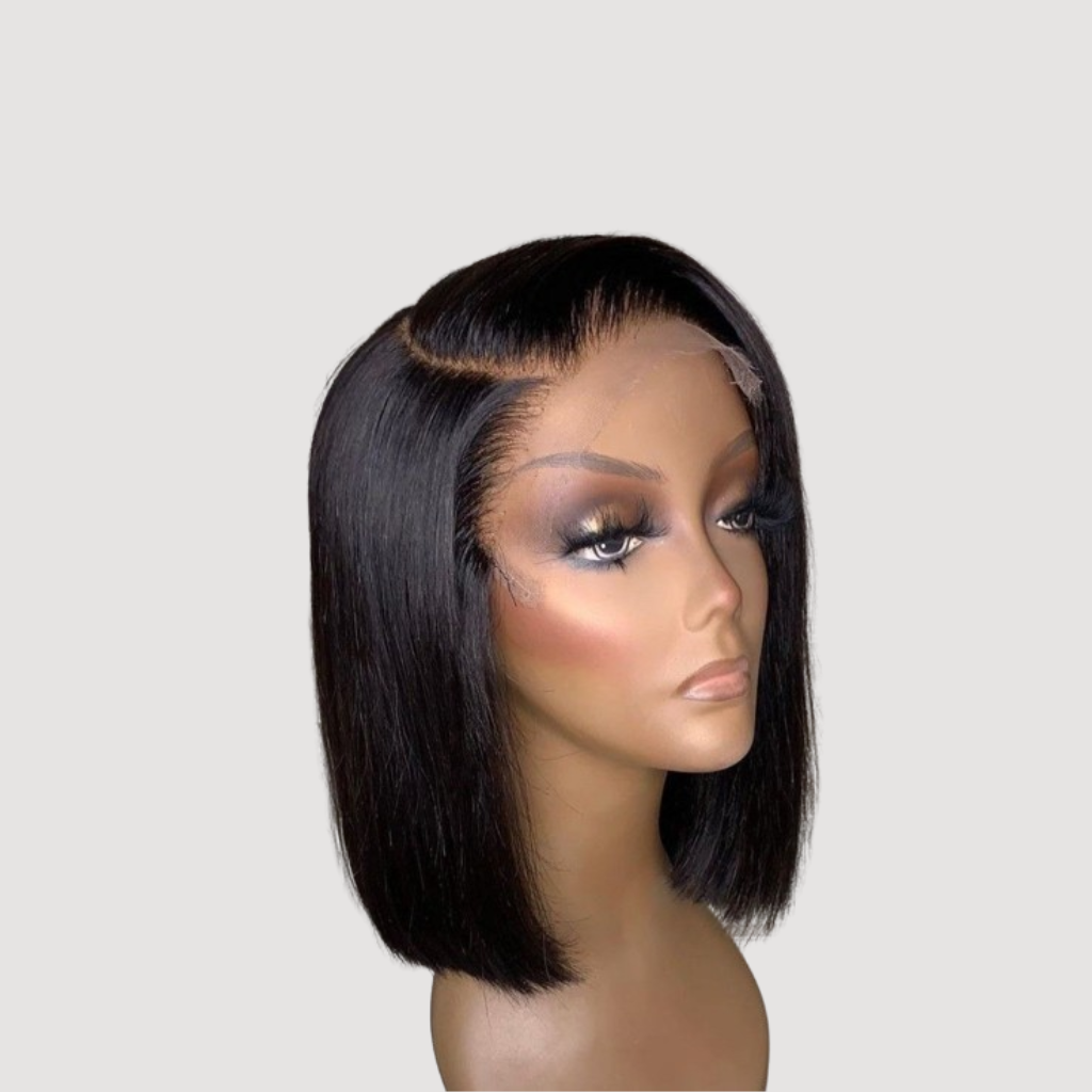 Virgin Super Straight Bob Wig (Glueless Hd Lace)
