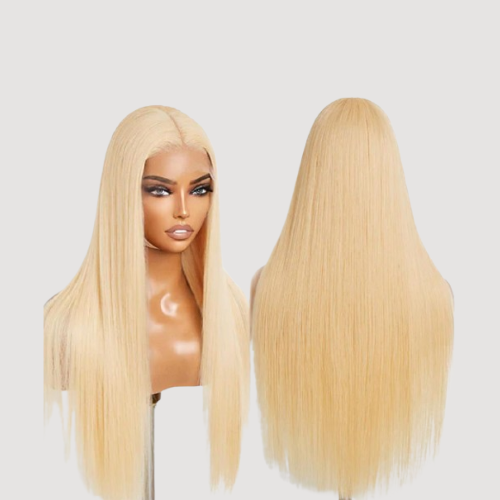 Virgin Blond 613 Straight Wig (Transparent Lace)