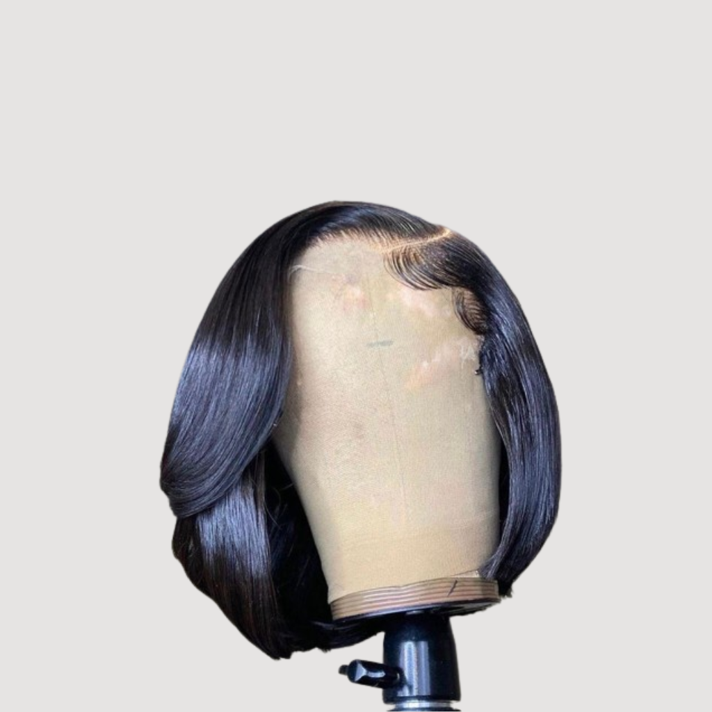 Virgin Super Straight Bob Wig (Glueless Hd Lace)