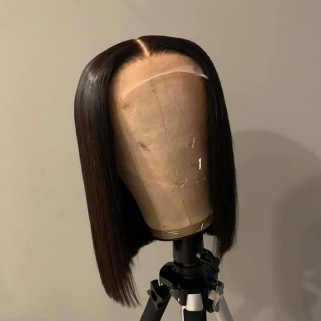 Virgin Super Straight Bob Wig (Glueless Hd Lace)