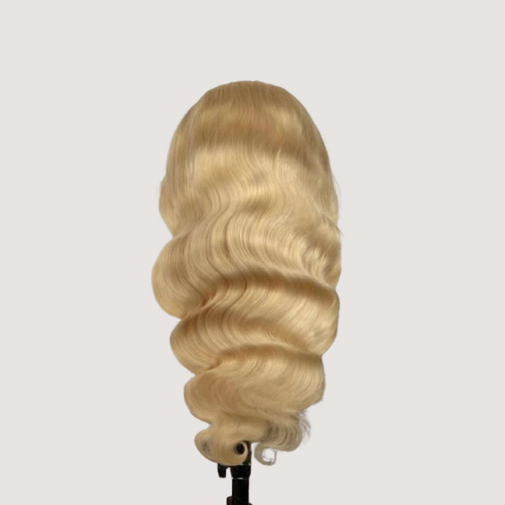 Virgin Blond 613 Bodywave Wig (Transparent Lace)