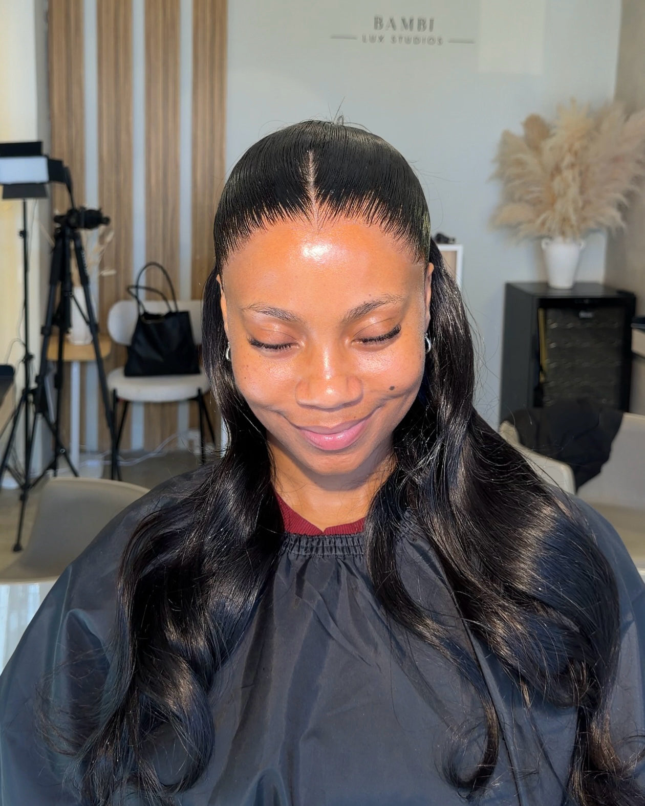 Half up half down by Bambï Beauty