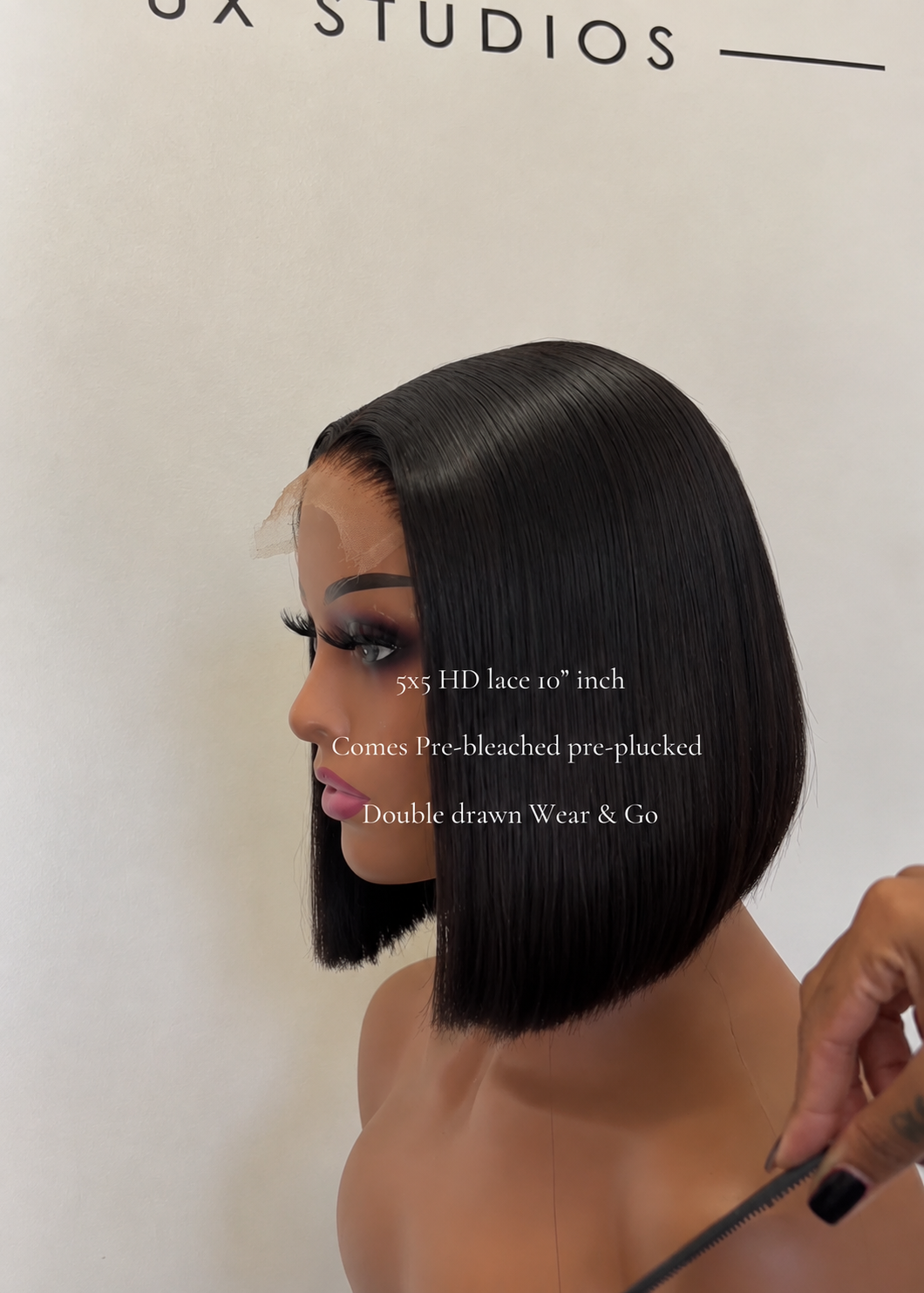 CORPORATE BOB, 5×5 HD, Double Drawn, Pre-Bleached Wear & Go