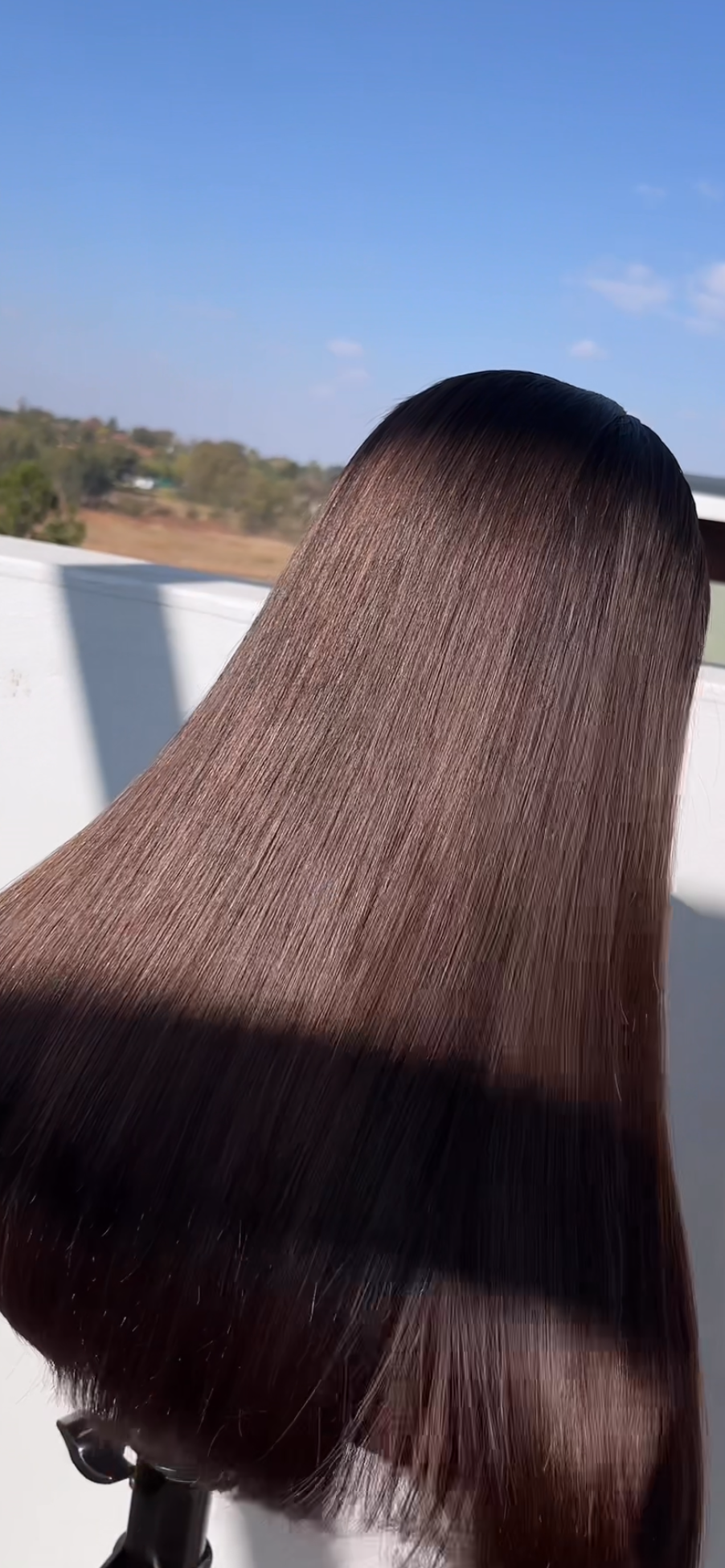 Double drawn, 5x5 Glueless Natural brown, Luxe Virgin unit, Transparent lace