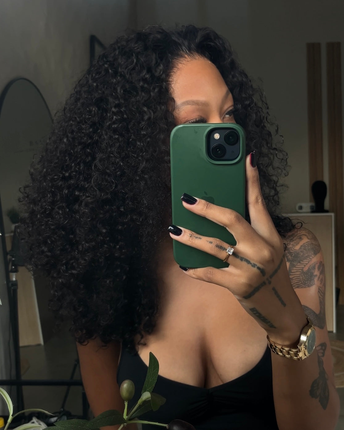 Pineapple Curls •13x4 HD lace, Soft curl
