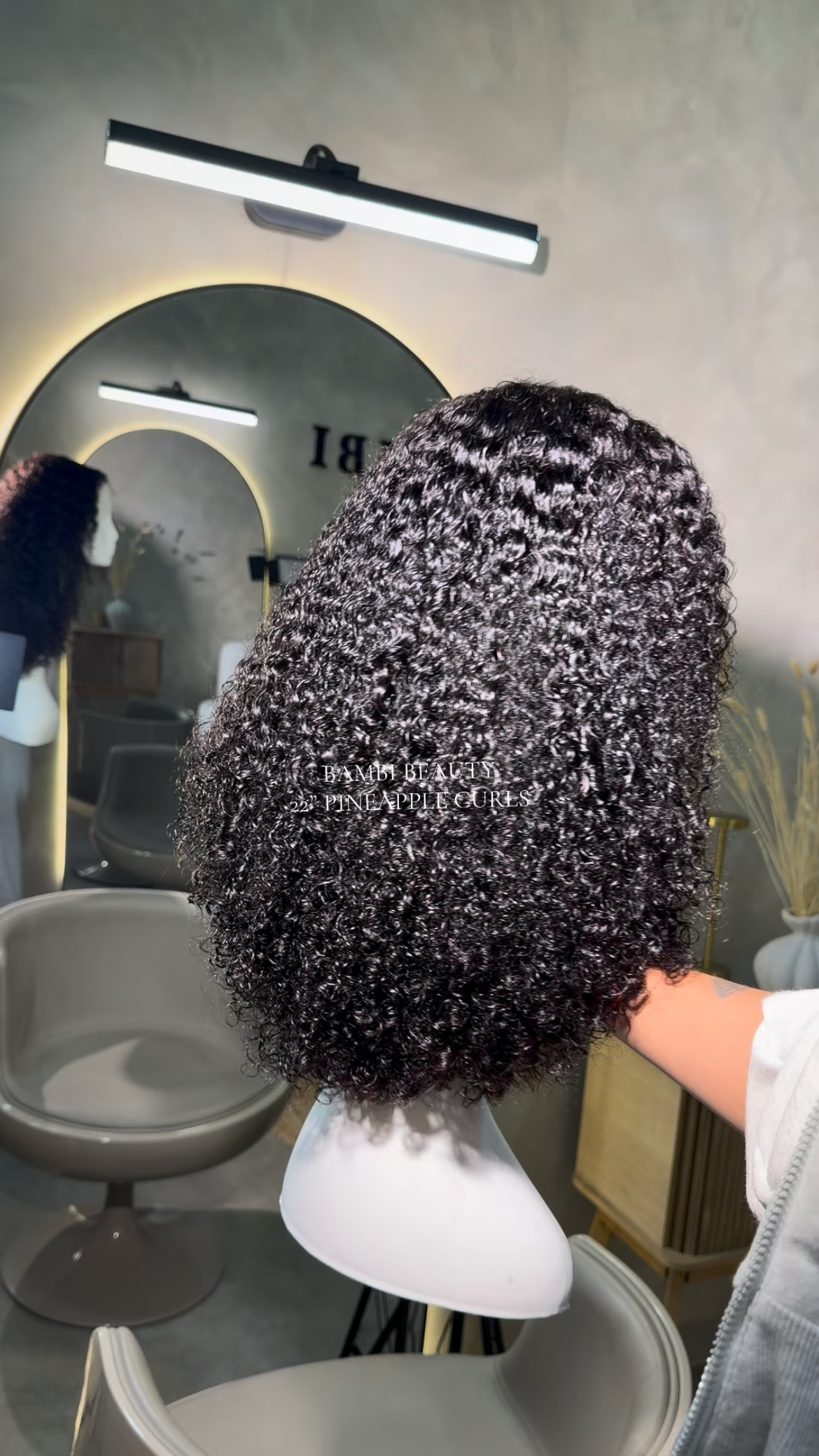 Pineapple Curls •13x4 HD lace, Soft curl