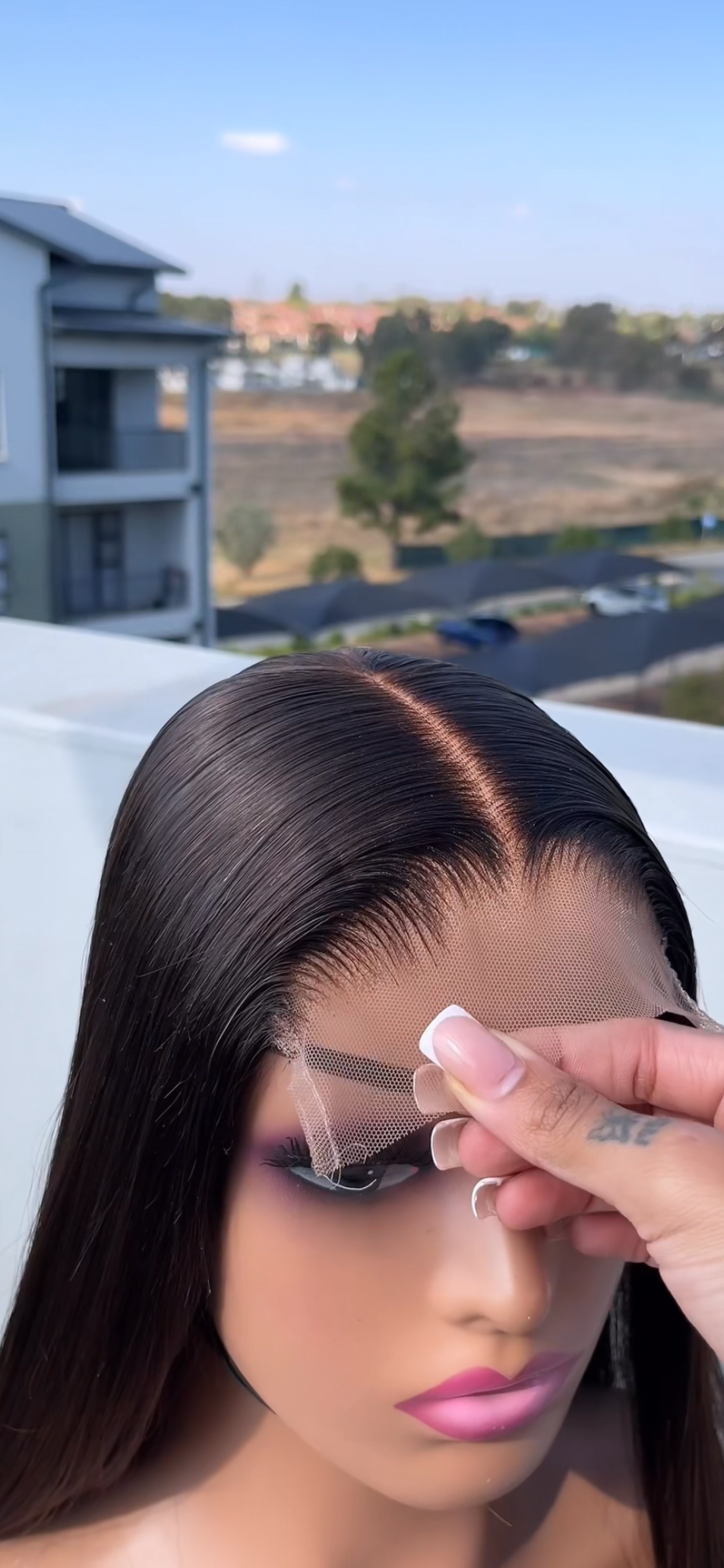 Double drawn, 5x5 Glueless Natural brown, Luxe Virgin unit, Transparent lace