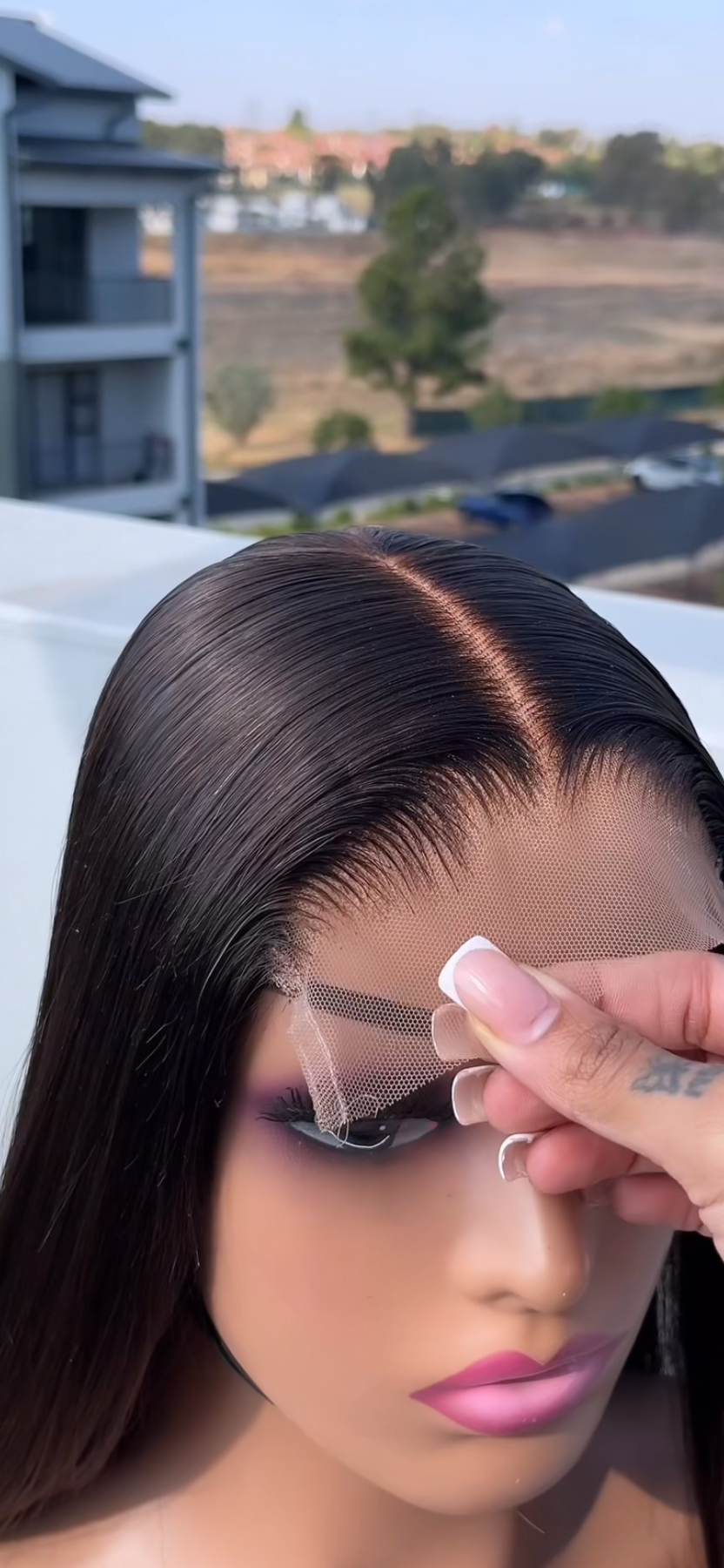 Double drawn, 5x5 Glueless Natural brown, Luxe Virgin unit, Transparent lace
