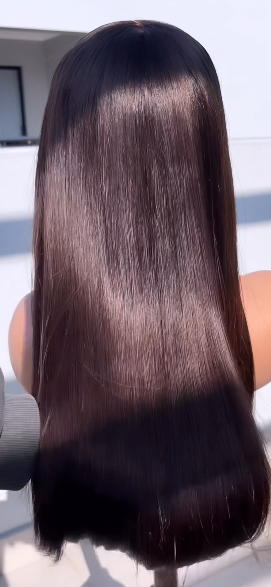 Double drawn, 5x5 Glueless Natural brown, Luxe Virgin unit, Transparent lace