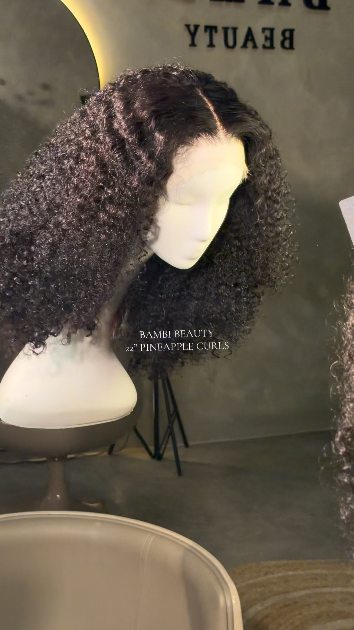 Pineapple Curls •13x4 HD lace, Soft curl