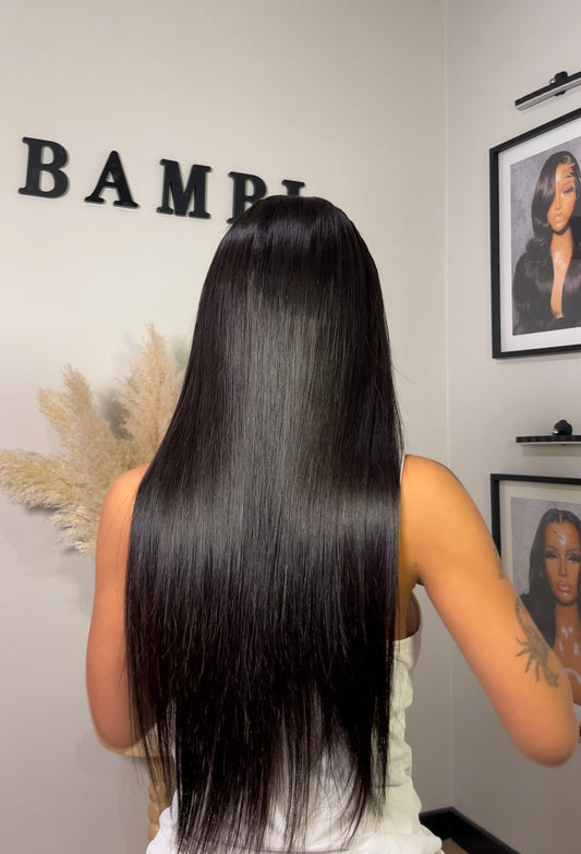 Virgin Super Straight Frontal Wig (Hd lace)
