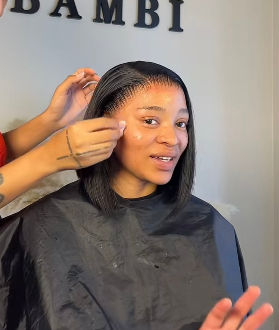 Virgin Super Straight Bob Wig (Glueless Hd Lace)