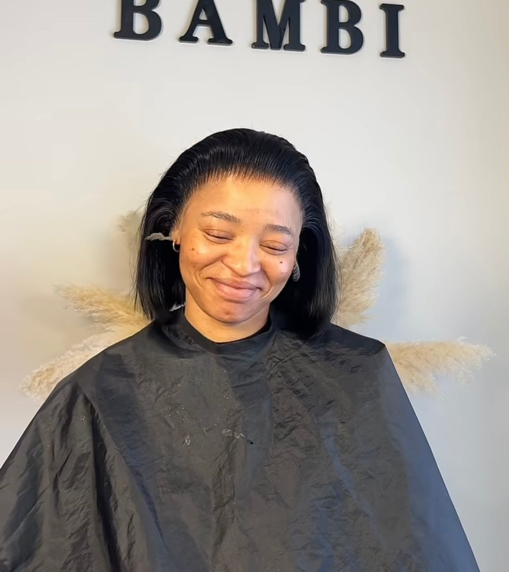 Virgin Super Straight Bob Wig (Glueless Hd Lace)