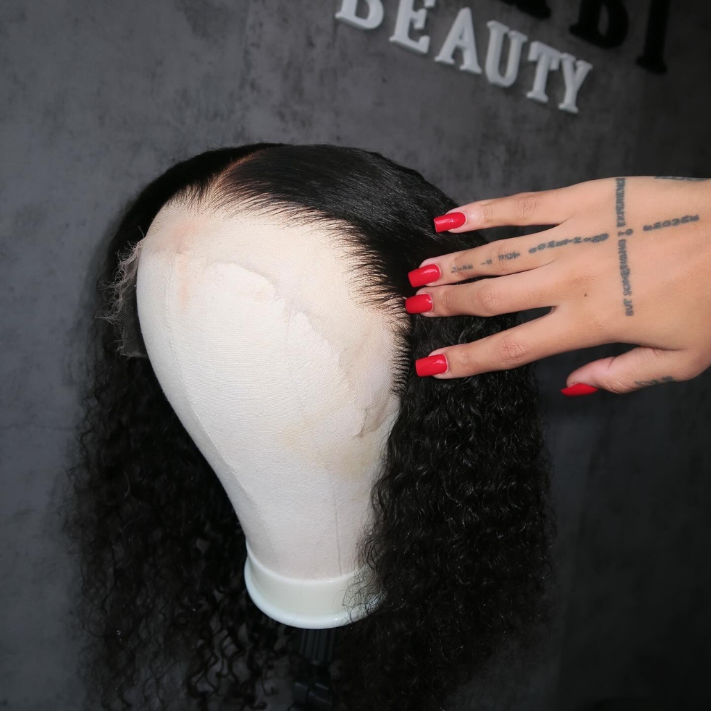 Raw 13×4 Hd lace, Burmese Curly wig