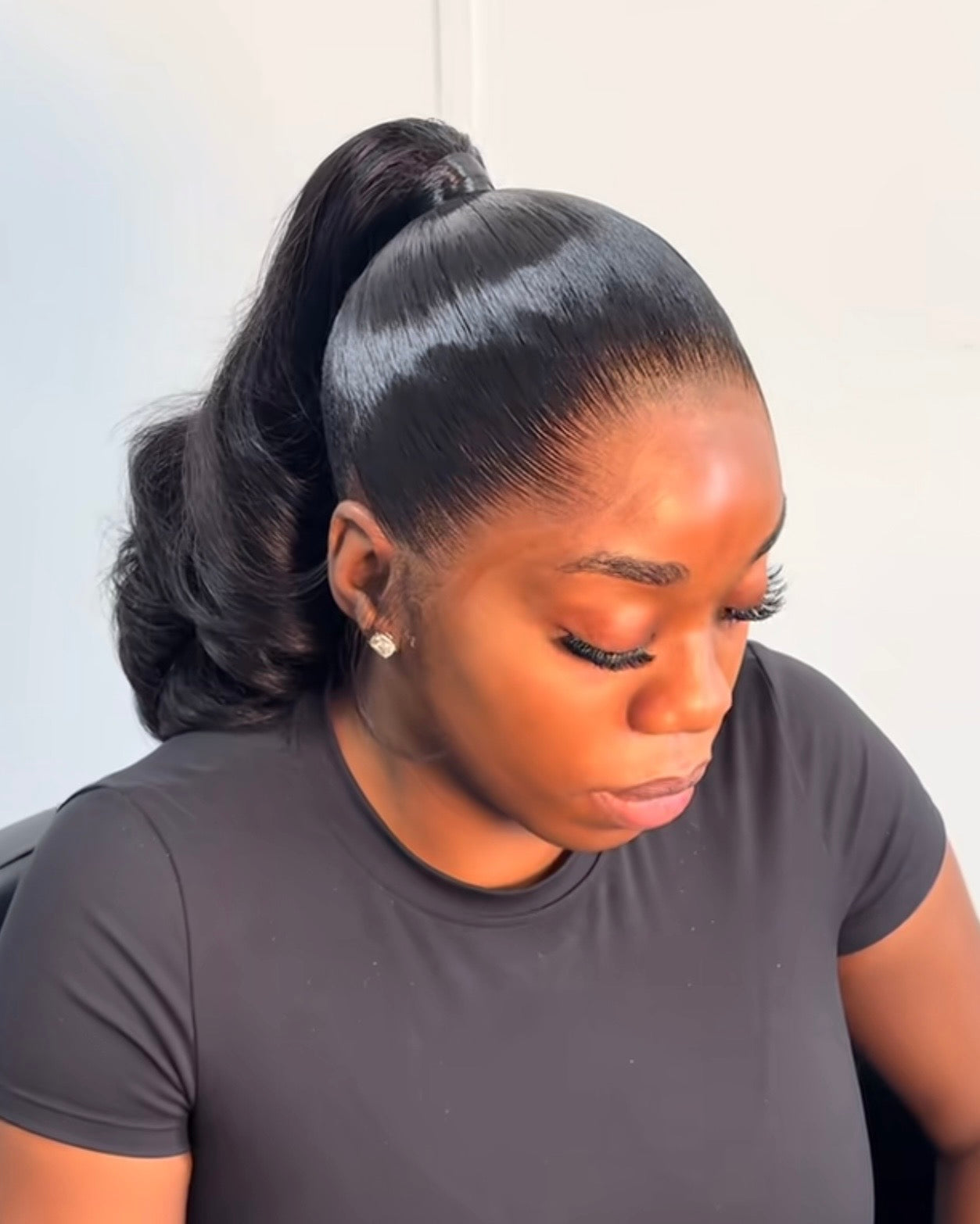 Fluffy frontal ponytail (hair included) by Bambï Beauty