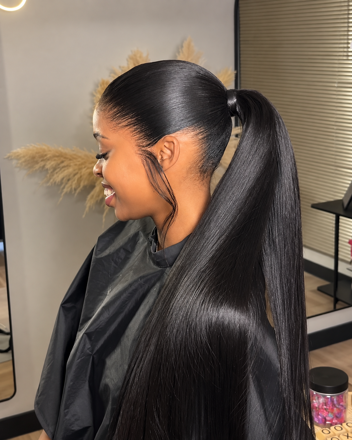Traditional Frontal ponytail (hair included) by Bambï Beauty